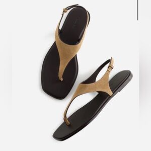 Madewell The Kira Covered Thong Sandal 7.5 New